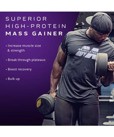 MuscleTech 100% Mass Gainer Protein Powder | Whey + Creatine | Vanilla Milkshake | 5.15 lb - Buy Online on GoSupps.com