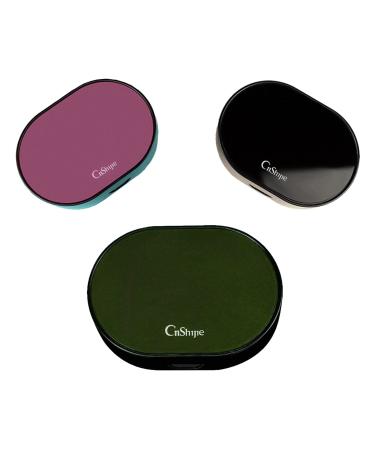 Zhangxuan contact lens container simple storage box for contact lenses portable mini contact lens box for home travel (random color) green easy to transport mini box container