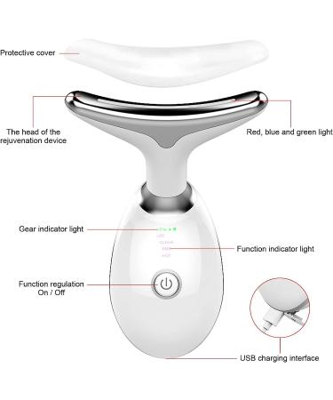 Firming Wrinkle Removal Device | Skin Rejuvenation Beauty Tool for Neck & Face | Double Chin Reducer & Massager - Buy Online on GoSupps.com
