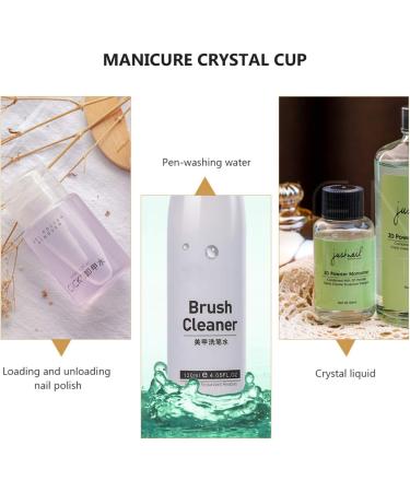 Minkissy 2Pcs Acrylic Nail Glass Bowl Set | Clear Dappen Dish for Nail Art | Manicure & Acrylic Powder Cup - Buy Online on GoSupps.com