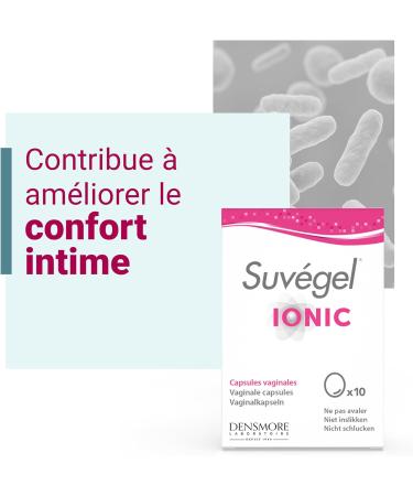 Densmore - Suvegel Ionic - Prevention and Treatment of Vaginal Infections (Herpes Vaginal Mycosis) - TIAB Hyaluronic Acid Aloe Vera - 10 capsules - 10 day cure - Made in Europe - Buy Online on GoSupps.com