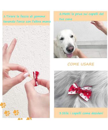 Voarge 50-Piece Dog & Cat Hair Accessories Set - Hairpins & Clips with Elastic Loop - Perfect for Pets Worldwide - Buy Online on GoSupps.com