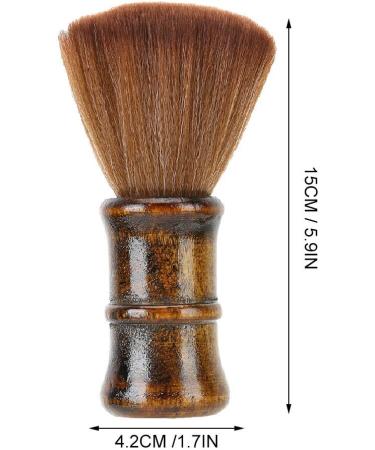 Neck Face Duster Professional Hair Cutting Neck Duster Brush Barber Fiber Wooden Handle Cutting Neck Duster Broken Hair Sweep Brush Soft Brush for Salon Stylist Barber Hairdressing Salon Stylist - Buy Online on GoSupps.com