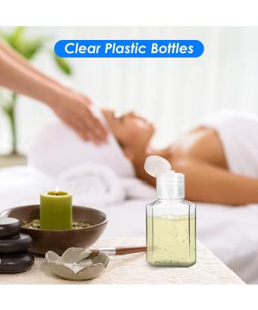 30 Pack 1 oz Clear Plastic Travel Bottles with Flip Cap - Refillable Hand Sanitizer Containers for Business Trip - Buy Online on GoSupps.com
