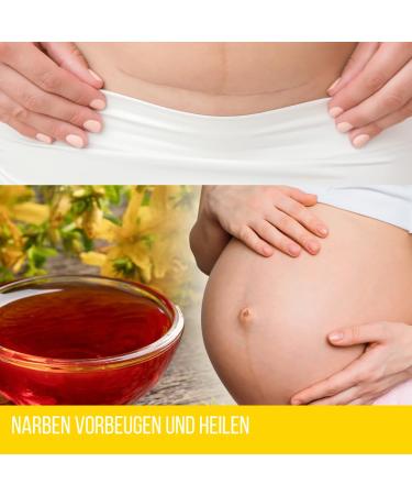 Strong Johanniskraut Oil - Premium Massage Oil for Skin Hair Cellulite & Stretch Marks - 50ml - Buy Online on GoSupps.com