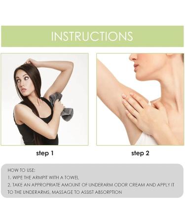 Fresh Herbal Body Deodorant Cream Reduce Sweating and Eliminate Odor Underarm Odor Cream for Men and Women Anti Odor Armpit Cream - Buy Online on GoSupps.com