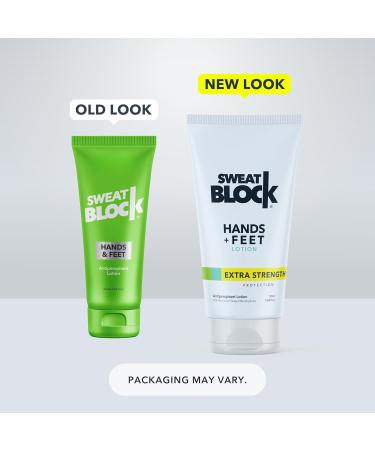 SweatBlock Antiperspirant Lotion for Hands & Feet Proven to Reduce Tough Sweating Reduce Hand & Foot Sweat & Smelly Feet Safe Effective Anti Sweat Lotion for Women & Men 50mL - Buy Online on GoSupps.com