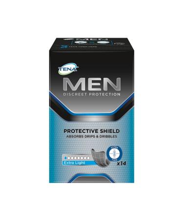 Tena men extra light 8 x 14 pieces.