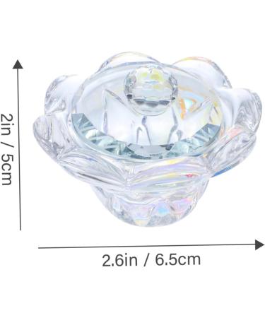 Ipetboom 1pc Nail Art Crystal Cup Vitroleros Para Mini Nail Dappen Dish Nail Cup Dappen Dish Bowl Glass Mixing Dish Dappen Dish Acrylic Nails Nail Glassware Monomer Plate Manicure - Buy Online on GoSupps.com