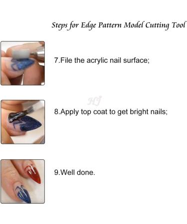Professional Small 1-11 Sizes V Shaped Cutter French Manicure Nail Art Tool Poly Tips Pink White Trimmer UV Gel Nail Polish HJ-NAT139-No.3  - Buy Online on GoSupps.com