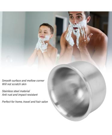 Double Layer Stainless Steel Shaving Bowl Set | Premium Foam Mug for Home & Barber Shop - International Shipping Available - Buy Online on GoSupps.com