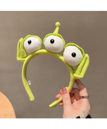 UNVOJL Plush Three-Eyed Headband Alien Headband Funny Anime Hairpin Monster Headband Cute Eyes Elastic Headband for Girls Women - Buy Online on GoSupps.com