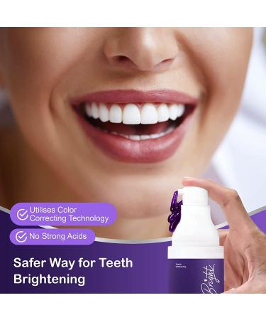 Purple Teeth Whitening Toothpaste - Gentle on Enamel, Restores Bright Smiles - Buy Online on GoSupps.com