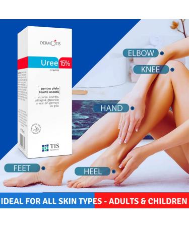 TIS 15% Urea Cream for Eczema Keratosis & Dry Skin | Healing with Lactic Acid & Wheat Germ Soap | 25g - Buy Online on GoSupps.com