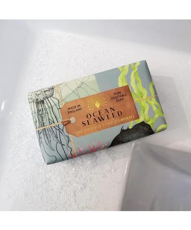 The English Soap Co. Ocean Seaweed Soap Bar 200g - Anniversary Collection | Pack of 1 - Buy Online on GoSupps.com