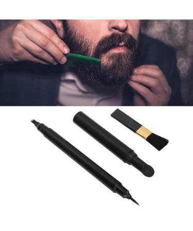 Beard Shaping Pen - Dual Head Smudge-Proof Filler | Highly Pigmented & Perfect for Gym (Black) - Shop Now! - Buy Online on GoSupps.com