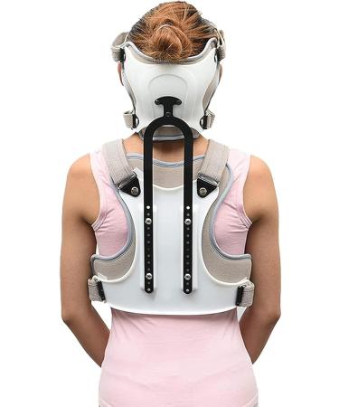 Uziah Adjustable Neck Breast Orthosis - Fracture Fixation & Rehabilitation Support for Cervical Vertebrae Post-Trauma Arthritis & Surgical Fractures - International Shipping Available - Buy Online on GoSupps.com