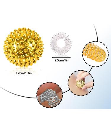 Buy KAPSING Magnetic Hedgehog Massage Balls & Acupressure Rings - Stress Relief & Relaxation - International Shipping Available - Buy Online on GoSupps.com