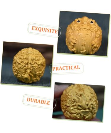 FOMIYES SORNATION Peach Wood Massage Roller Balls | Fitness Gym Tool for Deep Tissue Relief | Handy Massage Balls for Health & Wellness - Buy Online on GoSupps.com