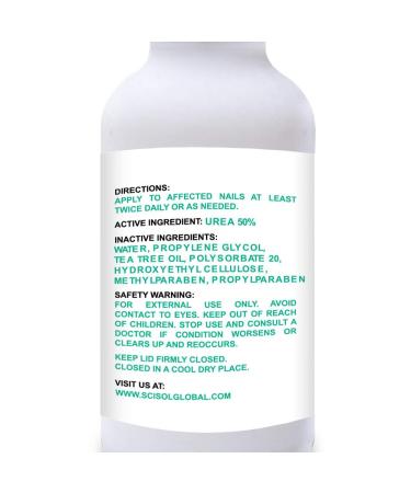 Clear 50 Nail Gel 1 oz - Hard Nail Softener with 50% Urea | Quick Drying Formula for Stronger Nails | Fingernails & Toenails Treatment with Easy Brush Applicator - Buy Online on GoSupps.com