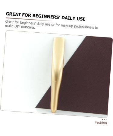 DRESSOOS 18 Pcs Eyeliner Empty Tube Empty Eye Cream Bottle Empty Bottle Mascara Wands Accesories Abs Golden - Buy Online on GoSupps.com