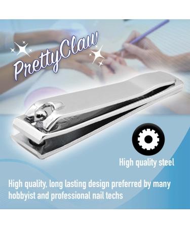 PrettyClaw Stainless Steel Nail Clipper Set - Sharp Edge Finger and Toe Nail Cutter Trimmer (Curve & Straight Edge) - Buy Online on GoSupps.com