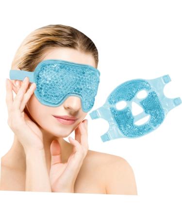 Angoily Anti-Swelling Eye Mask Set | Instant Relief for Swollen Eyes | Cool Gel Sleep Mask for Women | Travel-Friendly Ice Cream Bag - Buy Online on GoSupps.com