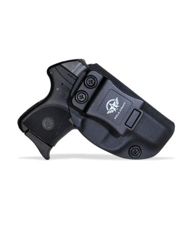 Ruger LCP 380 Holster IWB Kydex Holster Custom Fit: Ruger LCP 380 Auto Pistol - Inside Waistband Concealed Carry - Adj. Cant Retention - Cover Mag-Button - No Wear - No Jitter (Incompatible with attachments such as light/l