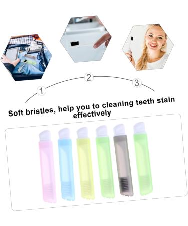 Buy Tovinanna 6-Piece Foldable Portable Travel Toothbrush Set - Compact & Durable Brass Design for Body Care - Buy Online on GoSupps.com