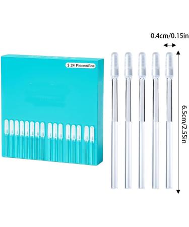 Adults Ear Cleaner - 24Pcs Ear Wax Removal Sticks | Reusable Sticky Earr Pick | Resin Tip Ears Wax Removal Tool | Transparent Sticky Ears Cleaning Stick | Earwax Removall Stick For Adults And Children - Buy Online on GoSupps.com