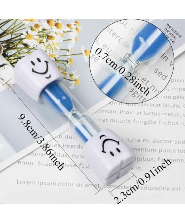 ZKSMNB Hourglass Teeth Brushing Children's Hourglass 2 Minutes The Smiley Toothbrush Hourglass Ensures that Children Brush Your Teeth in a Scientifically Appropriate Time (Pack of 3) - Buy Online on GoSupps.com