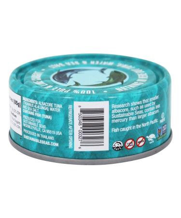 Sustainable Seas Chunk Albacore Tuna in Water - 5 oz, Blue Can | Eco-Friendly Seafood - Buy Online on GoSupps.com