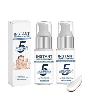 G n rique 2PC Instant Anti-Wrinkle Cream 5-Second Retinol Moisturizing Cream Removes Fine Lines Lifting and Firming 30ml