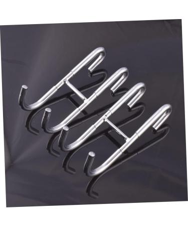Zerodeko 10 Pcs S Hook Door Back Hanging Hooks Towel Hooks for Bathrooms Storage Hooks Stainless Steel Silver - Buy Online on GoSupps.com