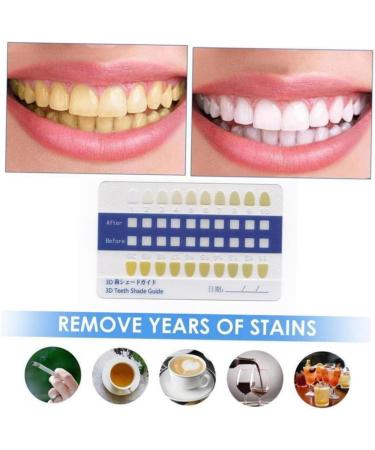 Buy Gatuida Tooth Color Card - 20-Piece Bleached Shade Guide for Accurate Color Matching | PVC Metric Hooded Delivery | Ideal for Dental Professionals & Patients - Buy Online on GoSupps.com