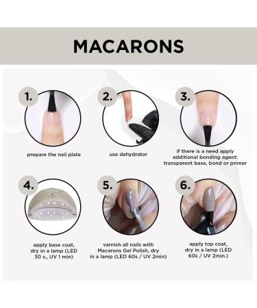 Didier Lab - Premium Gel Nail Polish Macarons - Chocolate - Gel Nail Varnish - Nail Art - Long-Lasting High Gloss Wear - Easy to Apply - Gel Nails - Rich Pigment - UV/LED - Chip Resistant - Buy Online on GoSupps.com