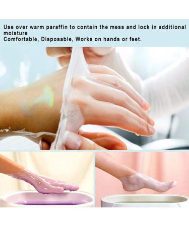200PCS Clear Plastic Disposable Booties for Paraffin Bath - Thermal Therapy Feet Covers for Foot Pedicure - 200 Count - Buy Online on GoSupps.com