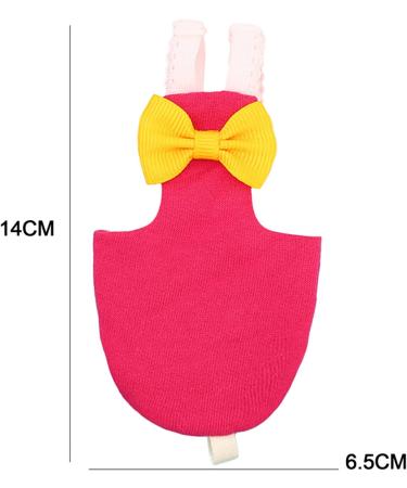 Adjustable Bird Parrot Diaper Flight Suit Nappy Clothes - Rose Red - Small to Large Pet Bird - Buy Online on GoSupps.com
