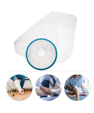 DOITOOL Foot Sleeve for Shower - White Waterproof Leg Cast Cover for Injured Foot - Buy Online on GoSupps.com