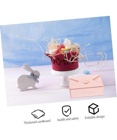 HOMSFOU 20 Pcs Candy Gift Box Birthday Gift Boxes Retro Decor Pink Decor Chocolates Wedding Party Favor Boxes Cupcake Holder Stand Container Bags Pink Paper Baby Personality Small Envelope 1 count (Pack of 1) Pink - Buy Online on GoSupps.com