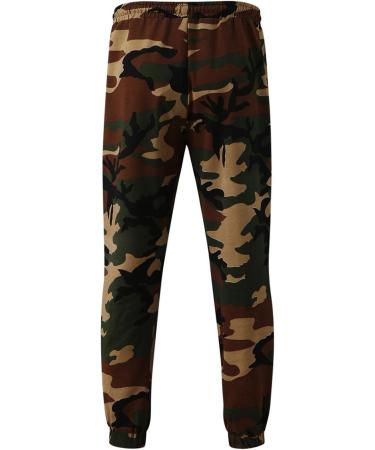 Ronony Men's Jogging Pants - Camo Cargo Training & Hiking Sports Pants for Outdoor Leisure - Buy Online on GoSupps.com