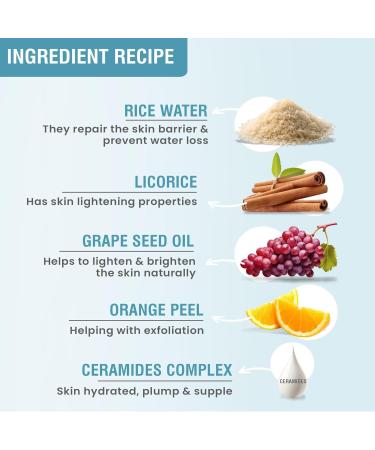 hyd Korean Rice and Ceramide Glass Skin Peeling Off Mask for Instant Skin Brightening Reduce signs of aging Brightens and evens the complexion All skin types 60g - Buy Online on GoSupps.com