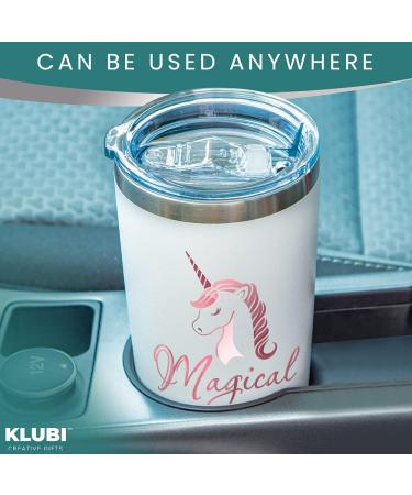 KLUBI Unicorn Gifts for Women 20oz Travel Coffee Mug/Tumbler - Funny Gift for Unicorn Lovers - Cute Large Mug with Lid - Buy Online on GoSupps.com