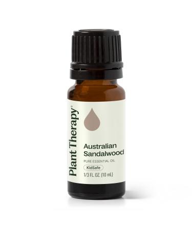 Plant Therapy Australian Sandalwood Essential Oil 10 mL (1/3 oz) 100% Pure Undiluted Natural Aromatherapy for Diffusion and Body Care