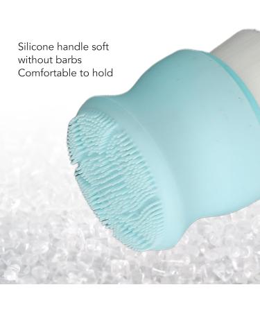 Deep Cleansing Dual Face Brush | Blackhead Removal & Exfoliating Massage Tool | Silicone | Travel-Friendly Beauty Essential - Buy Online on GoSupps.com