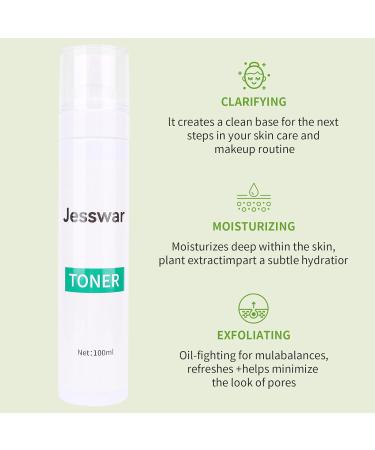 Jesswar Soothing Toner pH 5.5 | Calming & Hydrating Skin Care | Vegan & Cruelty-Free | 100ml - Buy Online on GoSupps.com