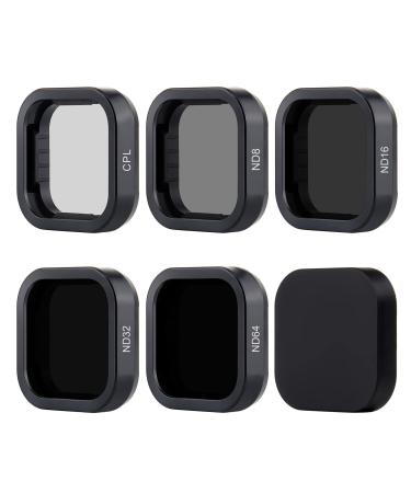 YALLSAME ND Filter CPL Filter Set for GoPro HERO11 HERO10 HERO9 Black with ND64 ND32 ND16 ND8 CPL Lens Cap Go Pro ND Filter Professinal Photography Accessories Kit for GoPro 11 10 9 Action Camera 5Pack Filter for Hero 9 10 11 - Buy Online on GoSupps.com