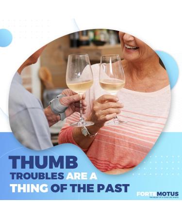 CMC Thumb Brace for Thumb Joint Pain | Adjustable Support Stabilizer for Tendonitis & Instability | Lightweight Right Hand Brace - Medium Size - Buy Online on GoSupps.com