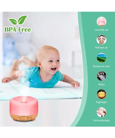 500ml Essential Oil Diffuser & Aromatherapy Humidifier - Yellow | Remote Control, Quiet Mist, Ultrasonic Vaporizer for Large Rooms & Baby Bedrooms - Buy Online on GoSupps.com