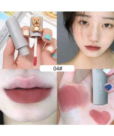 KOMEDO 4PCS Mist Matte Velvet Lipstick Set | Waterproof Long Lasting Lip Gloss | Cute Bear Beauty Makeup - Velvet Matte Lip Glaze - Buy Online on GoSupps.com